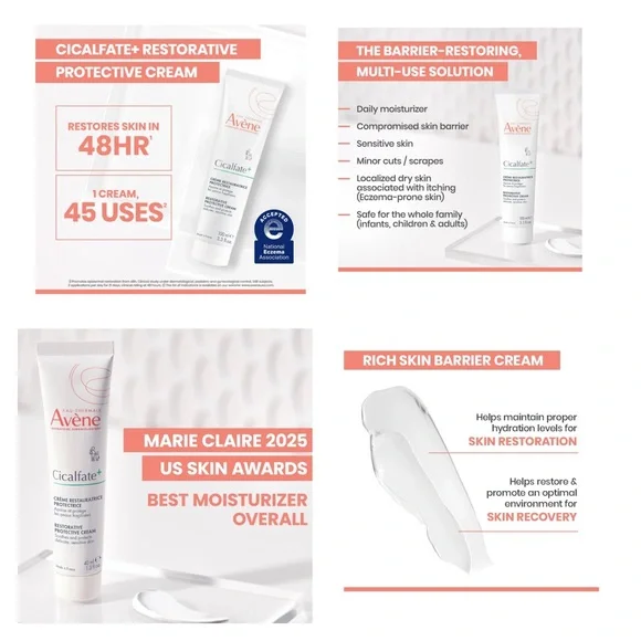 Avène Cicalfate+ Restorative Protective Cream – 100 ml – Brand New - Picture 2 of 4